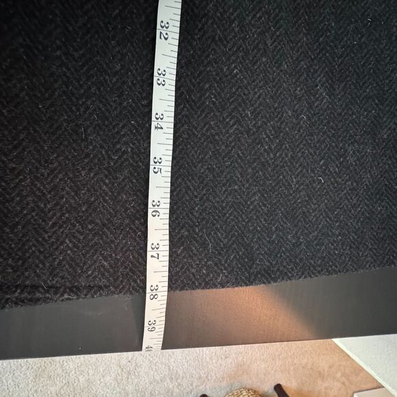 Calvin Klein Men’s 46R Charcoal Gray Wool-Blend Overcoat Classic - Picture 15 of 15